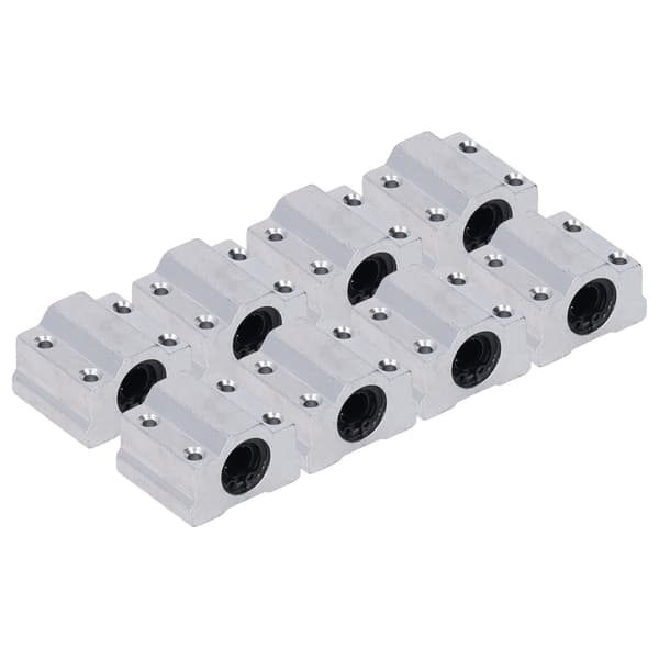 8 STK Lineær Kulelager Glideblokk Aluminiumlegering Lav Friksjon CNC Glideblokk for 3D-printer