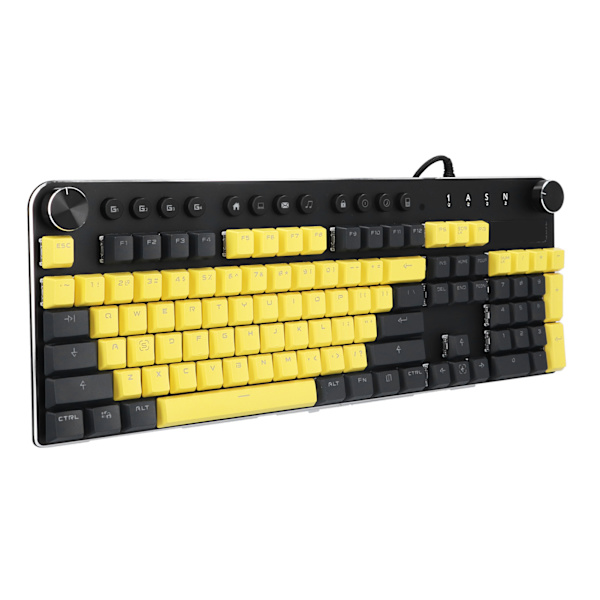 Magisk raffinert mekanisk tastatur NKRO Sterk kompatibilitet Stabil Mutiple bakgrunnsbelysningsmoduser Kablet tastatur for PCLinear Action