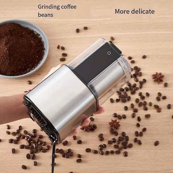 Digital Konisk Burr Kaffekvern - Perfekt for Espresso, Drypp, Håndbrygg, Kaldbrygg, Fransk Presse