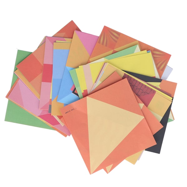 108 ark Origami-papper levande realistisk tredimensionell barnpussel Fullfärg Origami-papper Handgjord DIY-leksakspresent