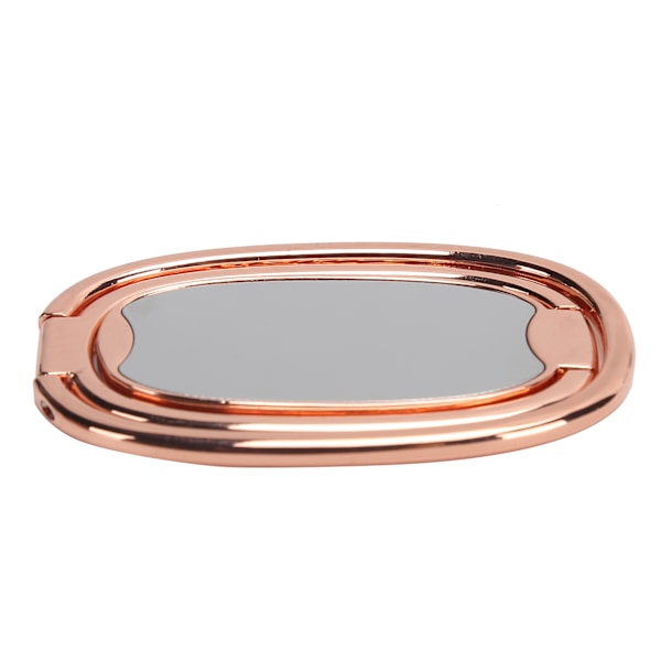 Mobiltelefon Finger Ring Stativ Grepp 360° Rotation Telefonhållare för Magnetisk Bilfäste Roséguld
