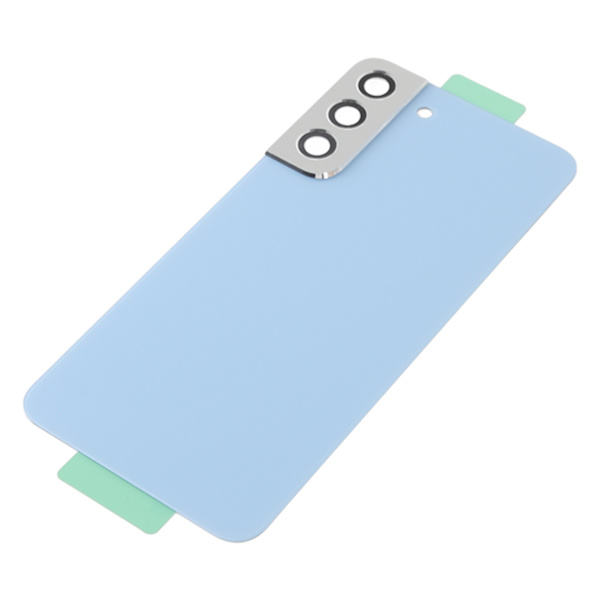 Bakre glassdekselpanel erstatning mobiltelefondeler for Samsung Galaxy S22 Plus S906U S906F blå