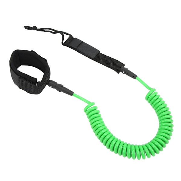 Surfboard Leash 10in Justerbar Ankelstrop Design Havvand TPU Rustfrit Stål Hardware Paddle Board LeashGrøn