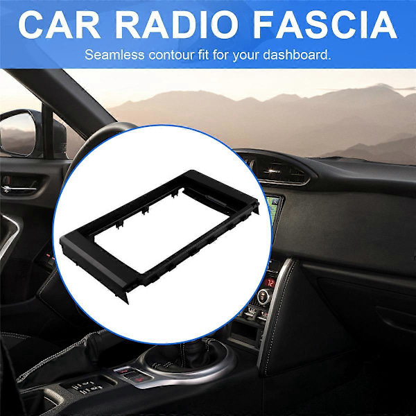 9-tums bilradiofrontpanel för GR86 2022+ instrumentbrädeskit