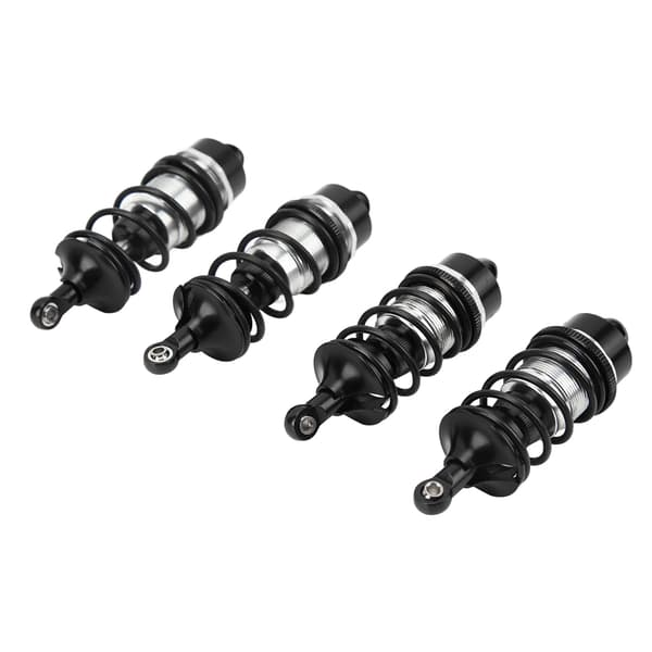 RC Forreste Bageste Støddæmper Aluminiumlegering Høj Elastisk Fjeder RC Stødabsorberende Del til ARRMA 1/7 Sort