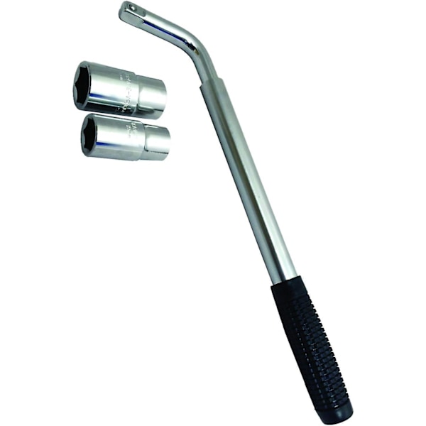 Auton pyörän pulttiavain - Jatkettava varsi - Hylsykoot: 17mm, 19mm, 21mm, 23mm