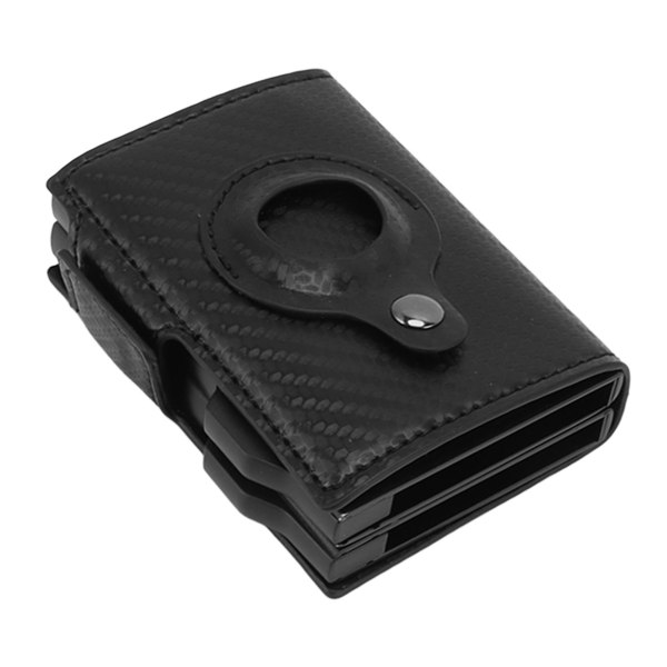 Multifunktionel tegnebogsclips til IOS Locator Safe Small Men's Wallet Clip til bankkortregning Pas Carbon Fiber Black