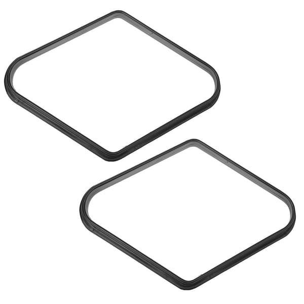 2 st Plast Professionell Biljard 9-bolls Triangulär Ram Snookerbollar Rack Tillbehör