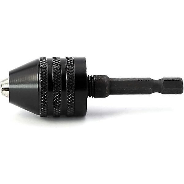 0,6-8mm Skruvdragare Chuck Nyckel Slagborr Chuck Frigöringsborr Adapter 1/4\" Hex Skaft