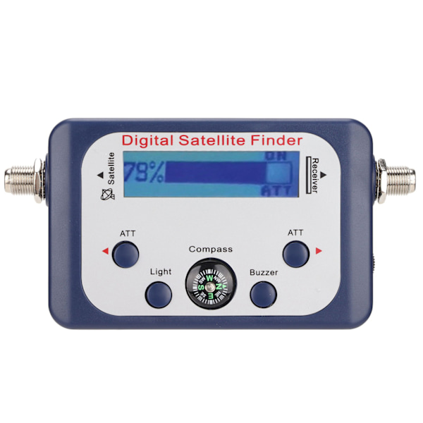 SF-95DR Digitaalinen satelliittietsin 950-2150MHz Taustavalaistu näyttö Satelliittisignaalin mittari Kompassilla retkeilyyn