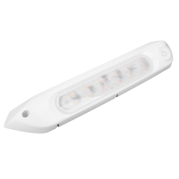Dual Color LED Markiselys RV Verandalys 8W Vanntett Bruksstripe Lys for Yacht Caravan Hvit Skall