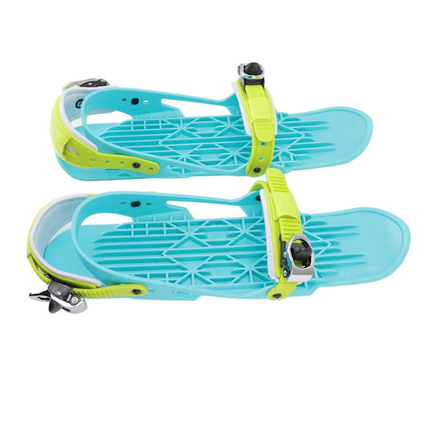 Mini Ski Skates Skating Ski til at fastgøre til skistøvler til voksne Justerbare skistøvler til udendørs skiløb One Size Farve