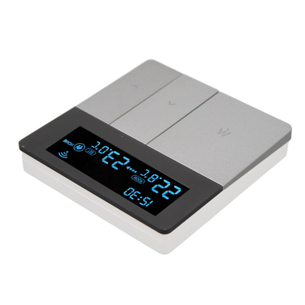 Digital termostat fjernkontroll temperaturregulator AC 90‑240V for varmtvannsbereder uten WiFi