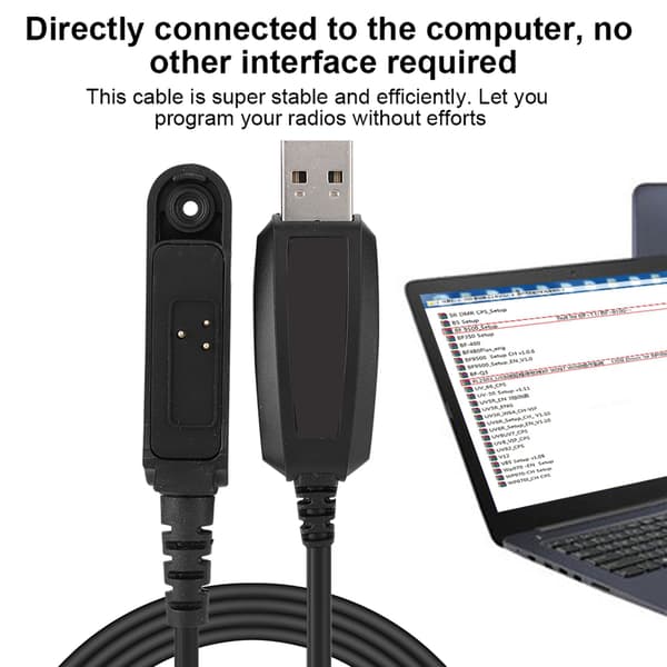 Walkie Talkie USB-programmeringskabel til BaoFeng UV 9R BF R760 BF 9700 BF A58 GT-3WP Retevis RT6