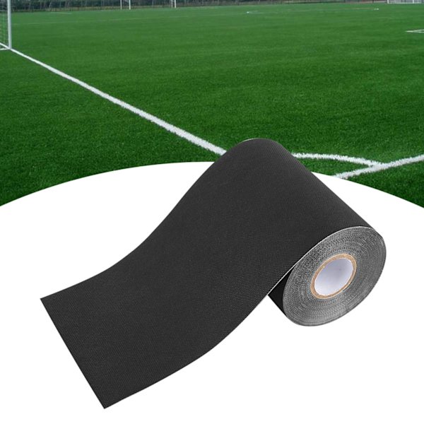 150mm*10m kunstgræssøm Tape Plænetape Græstæppe Græsklæbende tape (sort)