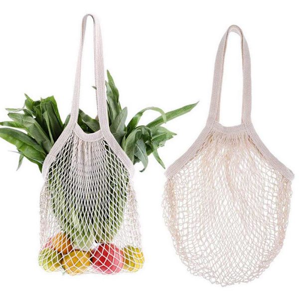 2st Återanvändbar Mesh Shopping Bag Vit