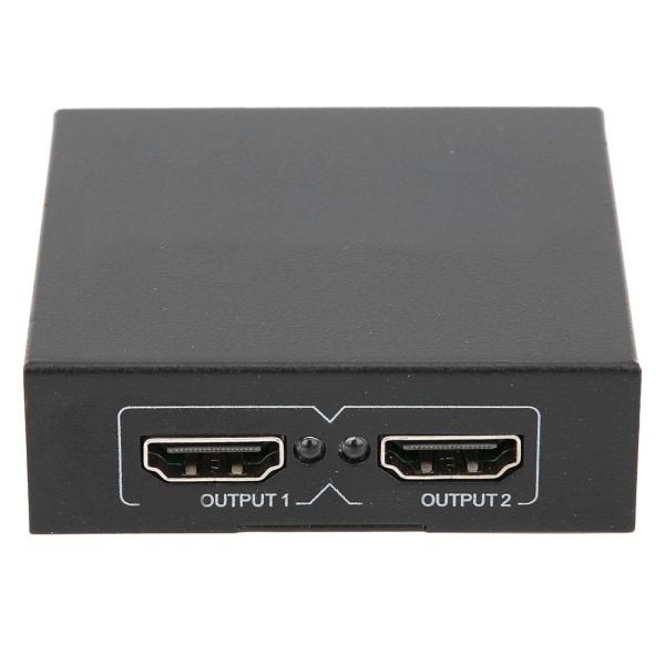 HDMI Splitter High Definition Video Switcher 1 In 2 Out 100‑240V Connect Audio ReceivingEU