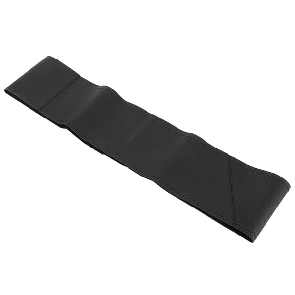 Universal 15-tommers Rattdeksel DIY Håndsøm Perforert Mikrofiber Lær (Svart)
