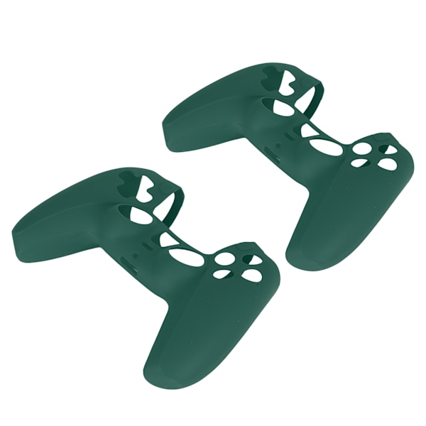 2 stk DOBE Antiskid Silikon Spillkonsoll Beskyttelse Gamepad Håndtak Grep for PS5(Grønn ) Vert