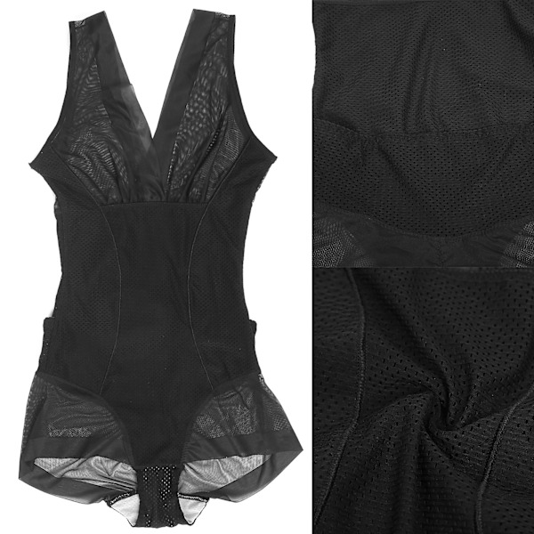 Shapewear för rumplyft, maghållning och midjeträning (svart) M