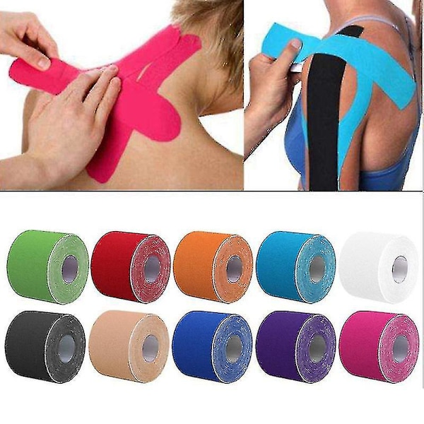Kinesioteippaus 7,5 cm x 500 cm Elastinen Lihasside Urheiluun - Kulta
