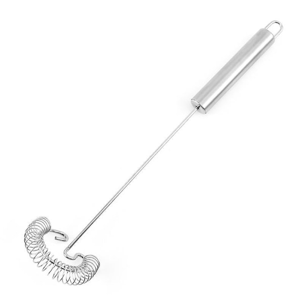 Rustfrit Stål Saucepisker Flad Fjeder Æggepisker Mælkeskummer til Madlavning og Bagning