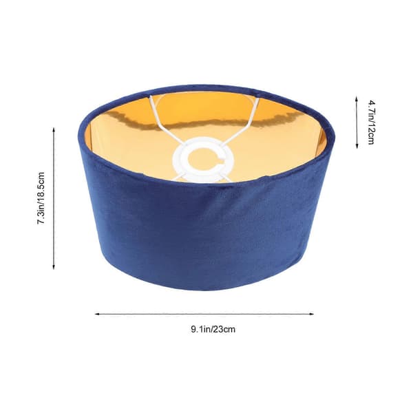 Oval Lampshade Fabric Cover for Decor 1pc Stable Blue Practical Lampshade