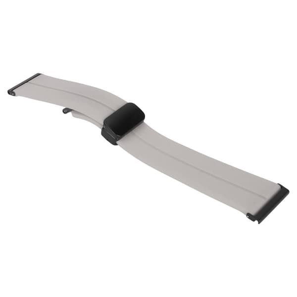 Silikonband Quick Release Sportklockarmband med 24 mm magnetiskt fällbart spänne Passar för Suunto 7 9 D5i Grå