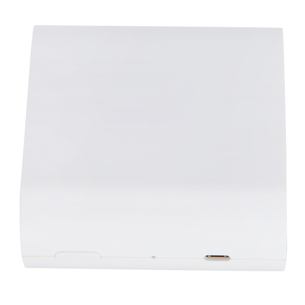 Mini-skrivare 200DPI Vit Fickbar Bärbar 9.8x8.5x3.7cm TypeC Termisk Skrivar Enhet 5V/1A