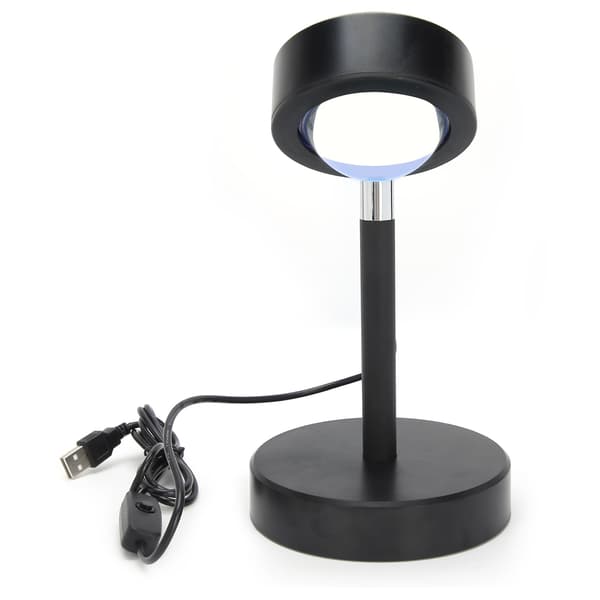 Solnedgangsprojektorlampe USB sengelampe natlys skydefyldningslampe til liveudsendelse
