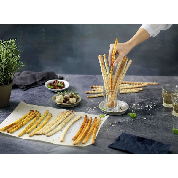 Rulle til at lave grissini, aperitif-stænger og hjemmelavede appetizers...