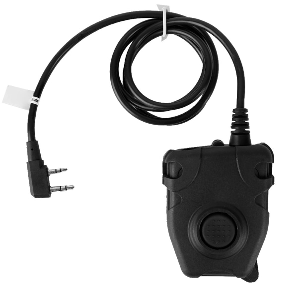 K Head Militär Vattentät PTT-adapter Walkie Talkie Mikrofon Headset Hörlurar