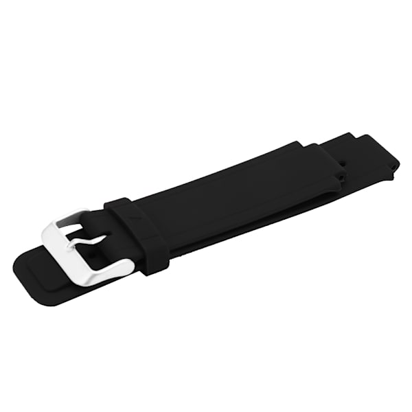 Justerbart kiselgel watch Byte av armbandsur, passform för Garmin Vivoactive (svart)