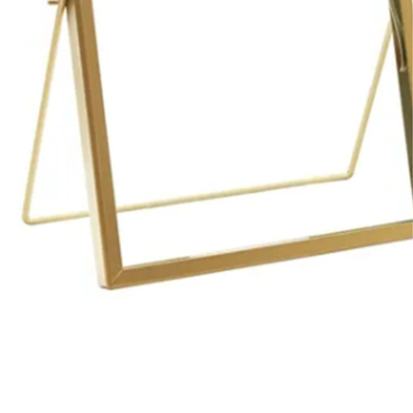 Billedramme Display Transparent Glas Jern Støtte Bordplade Tørret Blomst Ramme til Hjemmedekorationer 6 Tommer