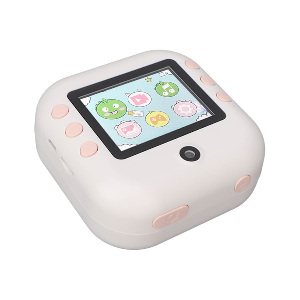 Mini lommeprinter Kanin form termisk skriver Mini digital front bakre dobbeltkamera HD bærbar bilde skriver