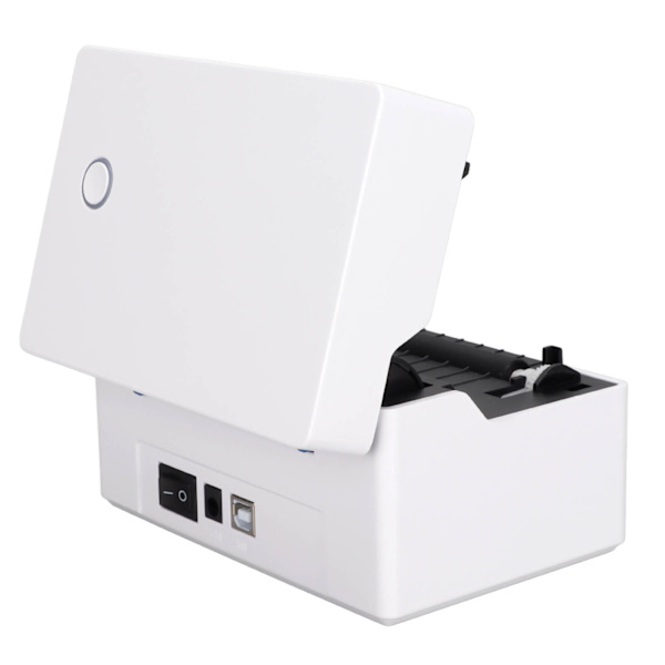 Etiketprinter 203DPI Høj Hastighed Stabil Fremragende Varmeafledning Intelligent Positionering USB Termisk PrinterUK Stik