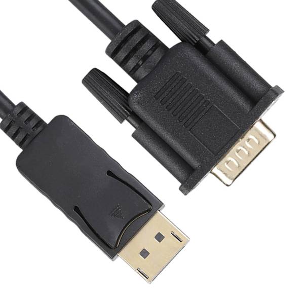 1080P HD DisplayPort til VGA-kabeladapter til bærbar pc (1,8 m)