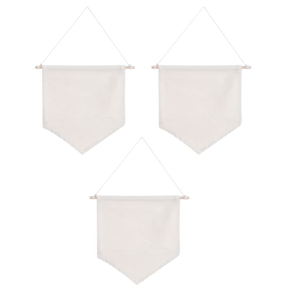3PCS Pin Wall Display Banners Tom Hängande Organizer för Märke Brosch Samlingar Heminredning Beige S
