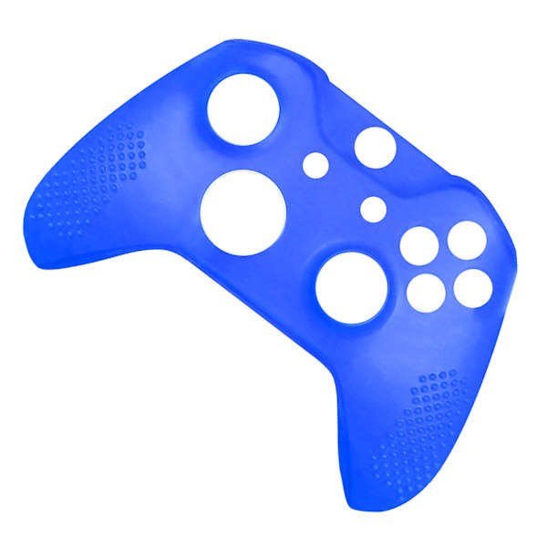 Gamepad Silikonfodral Halkfri Spelkontroll Skyddande Fodral med Knapplock för XBOX ONE Slim Blå