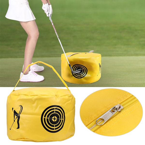 PVC Golf Swing Træningshjælpemidler Smash Impact Kontakt Power Golfer Øve Taske