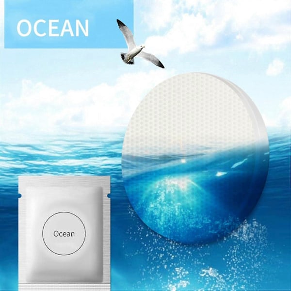 Aromaterapitablett för bil 6 Ocean Flavor Dofttabletter (Inga luftfräschare för bil)