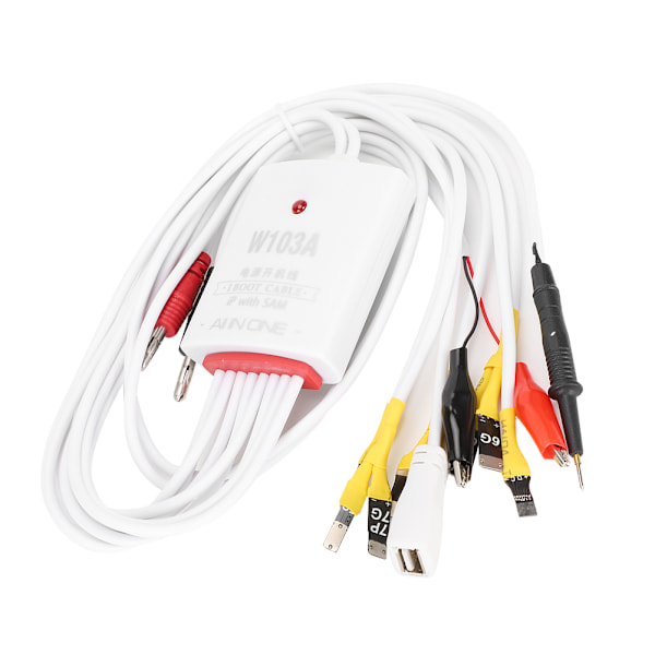W103A Mobiltelefon Strømforsyning Testkabel Reparation Boot Line Passer til IOS/Samsung