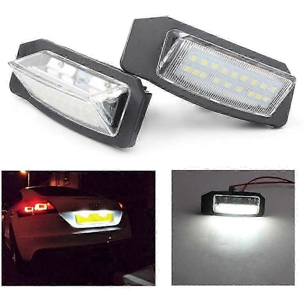 2 KPL LED-rekisterikilven valot yhteensopiva Mitsubishi Outlander 2 3 Lancer Eclipse 3 4 Cross Galant Xpander i-MiEV -mallien kanssa