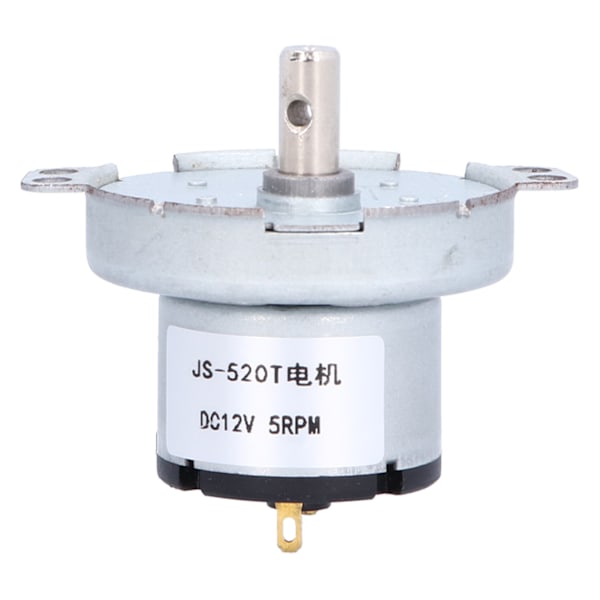 JS-520T synkronmotor Slitesterk DC 12V 5RPM girmotor for elektroniske produkter