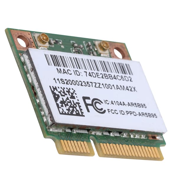 Trådlöst nätverkskort för HP-dator 150 Mbps 802.11B G/N Half Mini PCI-E-adapter AR5B95