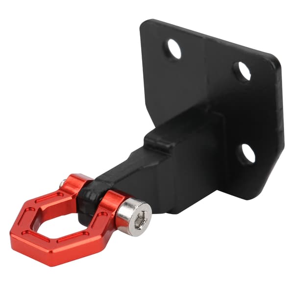 RC Bil Trailer Shackle Tilbehør Træk Krog Spænde til 1/10 til AXIAL SCX10 D90 Crawler Rød