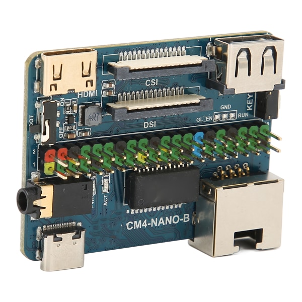 For Raspberry Pi Module 4 Board Multi Interface PCB 4K 30fps CM4 Socket USB2.0 CSI Connector 5V Input Mini Base Board