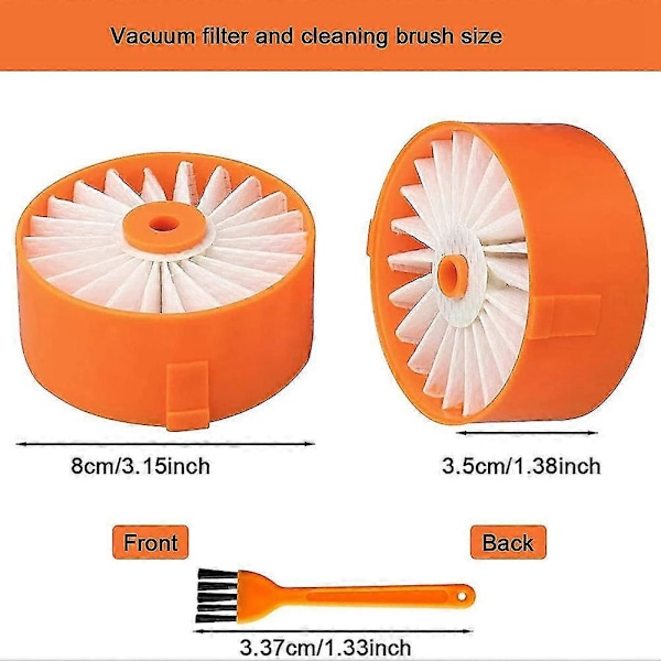 Udskiftningsfilter kompatibelt med BlackDecker BSV2020G BSV2020P Powerseries Extreme ledningsfri støvsuger Ac-B16