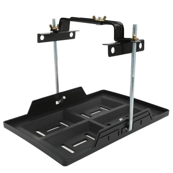 Batterifestebrakettsett med nedsenkede spor, solid konstruksjon for 27 30 31-seriens batterier