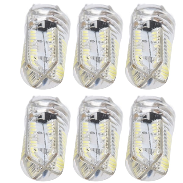 6 stk G8 små pærer 5W liten pærelyskilde 80LED for taklampe vegglampe bordlampe 110V varmt lys